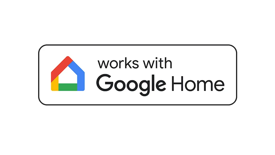 works with google home badge